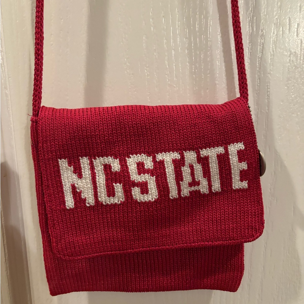 The Sak Red Knit Crossbody Bag